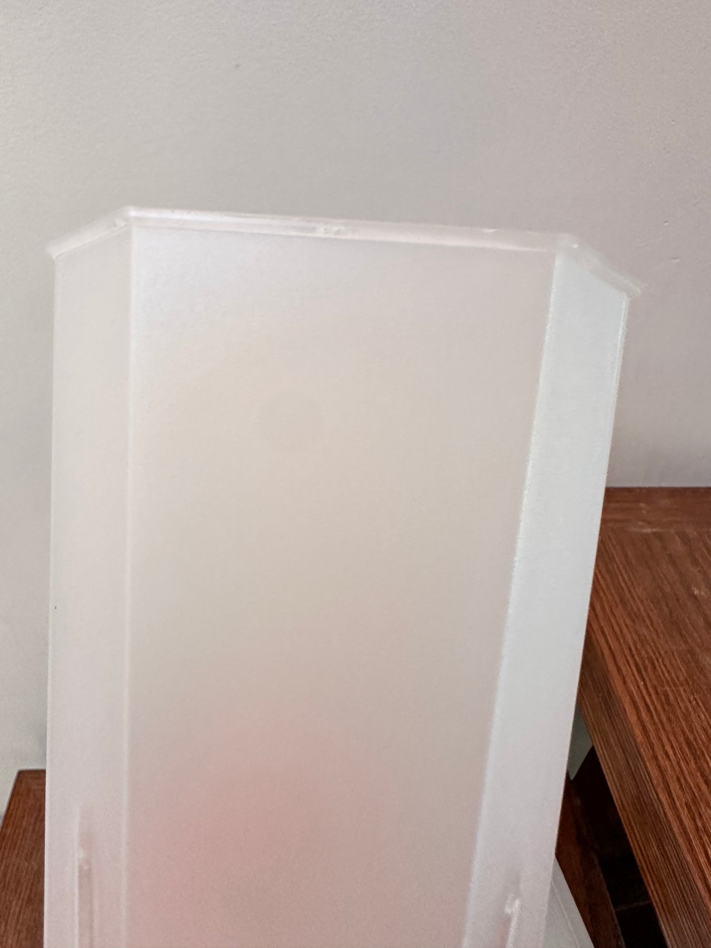 Transparent Pots 5” Tall, 3.5 x 4” Wide