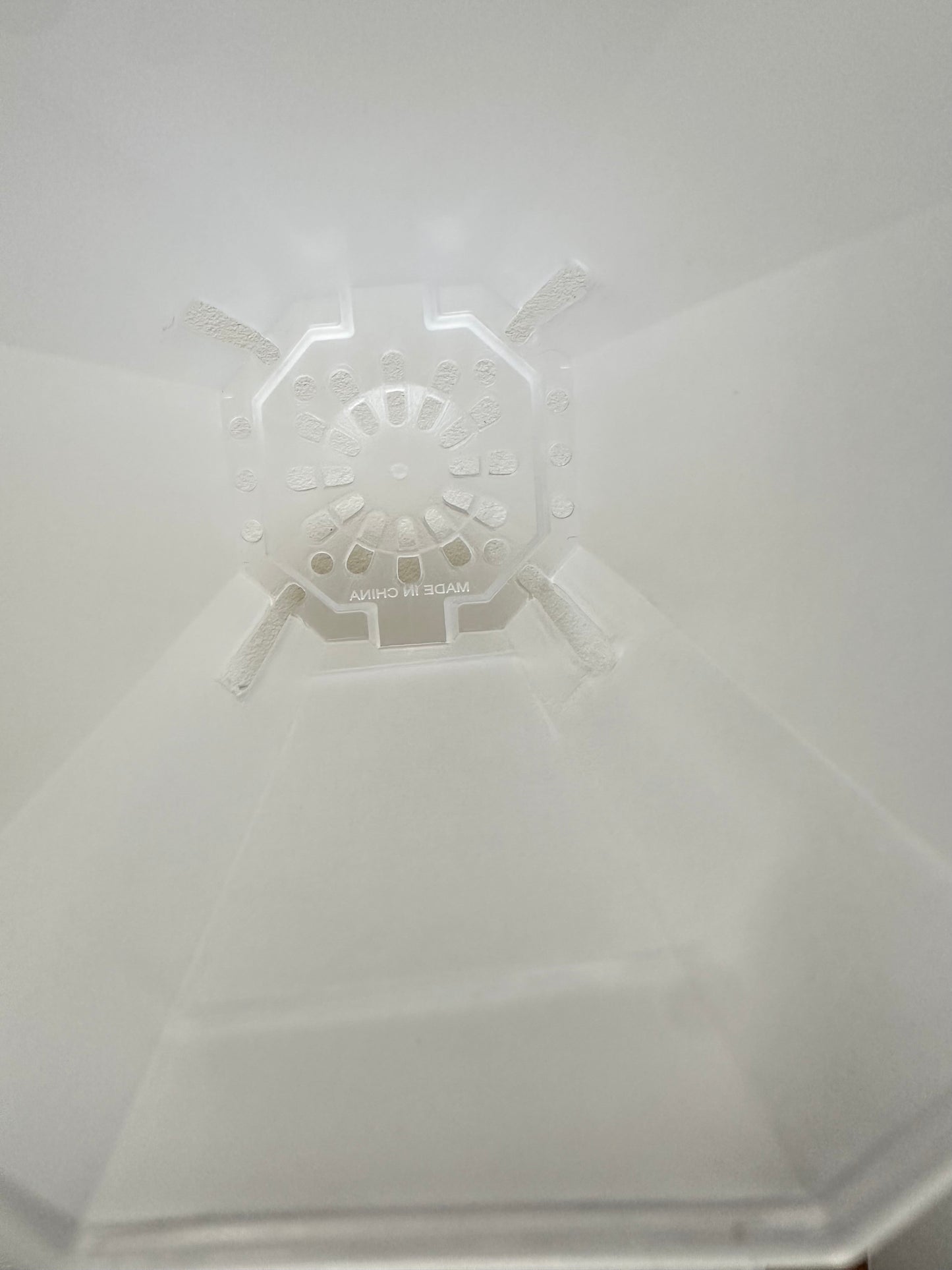Transparent Square Pot 3”x4”Tall