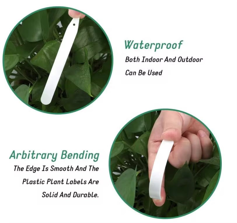 Thick Plastic Plant Tag - 40 Pieces/Bag